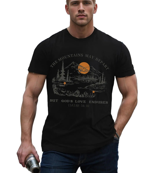 Cobaba Christian Jesus Graphic Tees T Shirts for Men