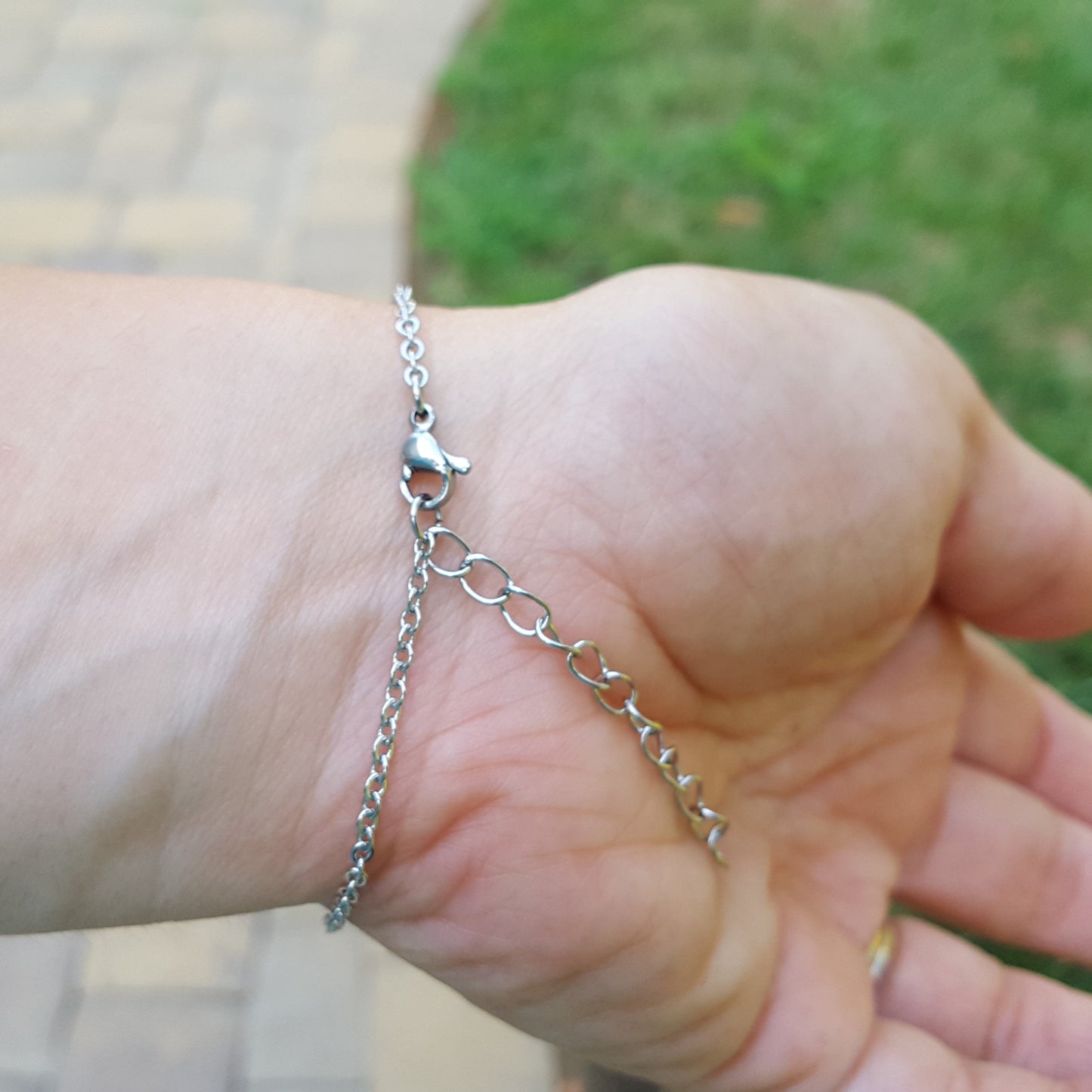 Mustard Seed Bracelet w/ Chain