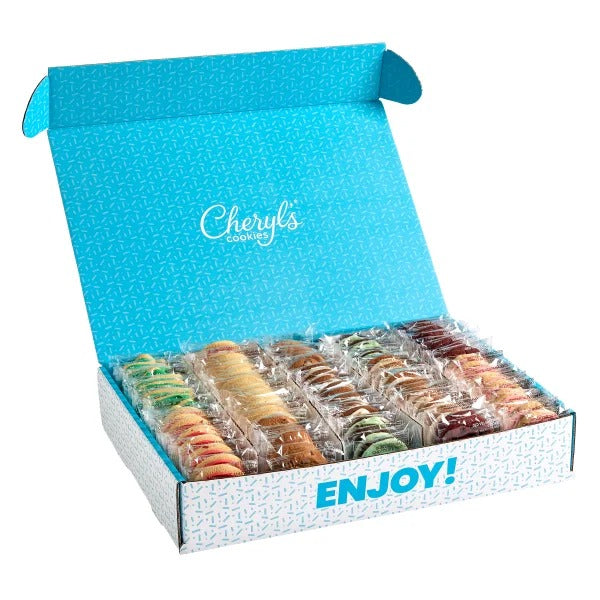 Cheryl's 100-Cookie Assorted Holiday Cookie Gift Box