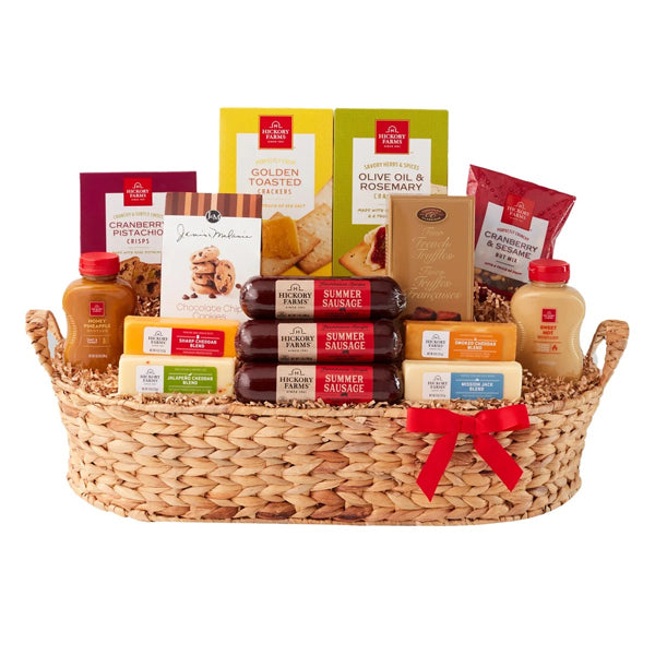 Hickory Farms Grand Holiday Meat & Cheese Gift Basket