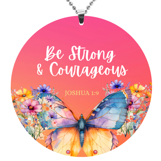 Be Strong Key Chain, Rearview Mirror Ornament