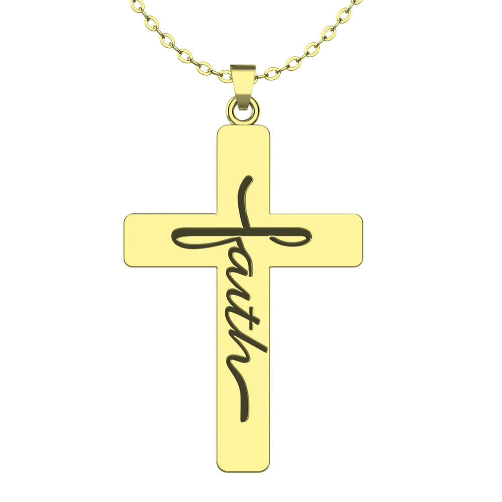 Faith Inside Cross Necklace