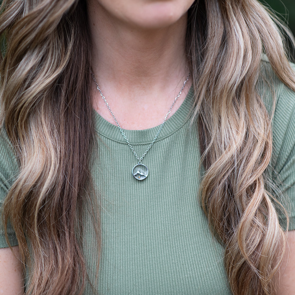 Mustard Seed Mountain Necklace