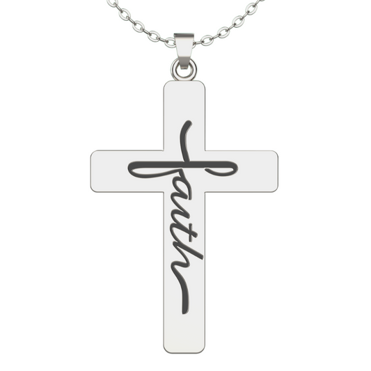 Faith Inside Cross Necklace