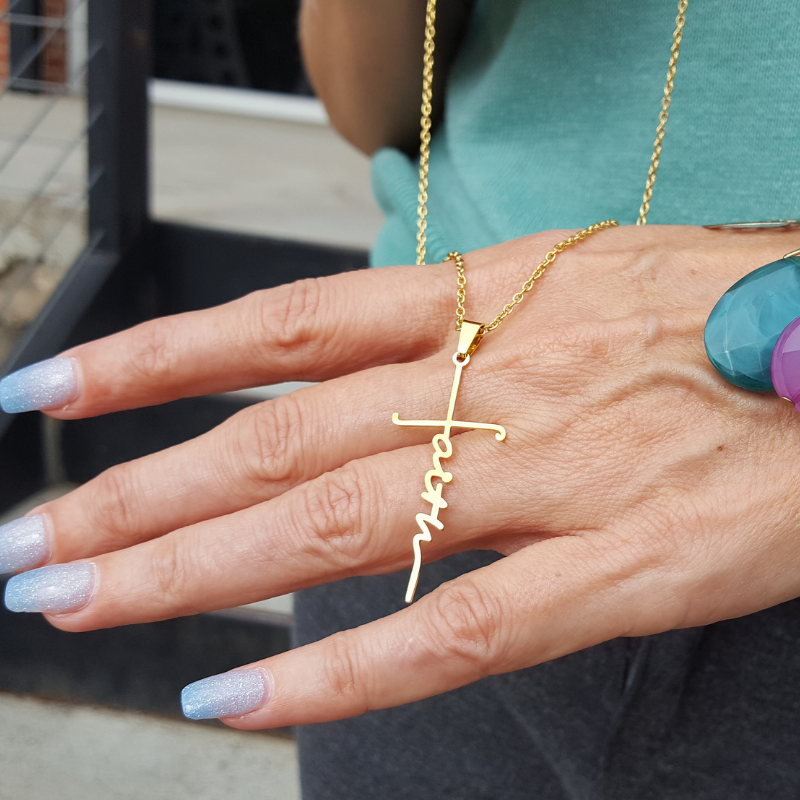 Faith Cross Necklace