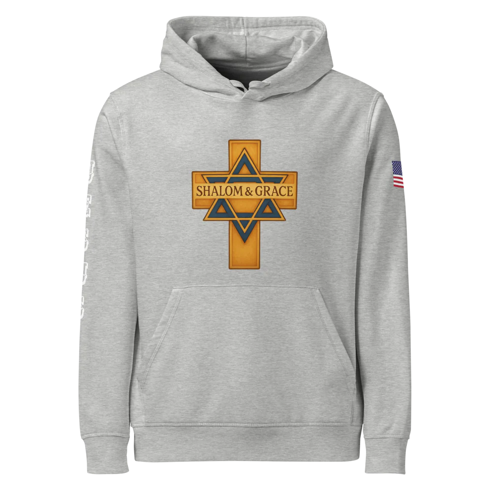 Shalom & Grace Logo Unisex Mid-Weight Hoodie | Stanley/Stella SASU009